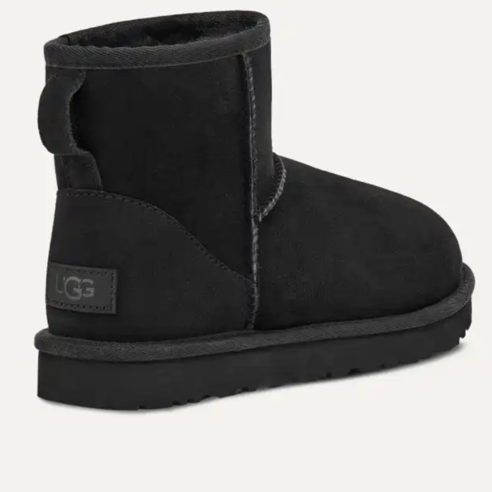 UGG Black Mini Ankle Boots